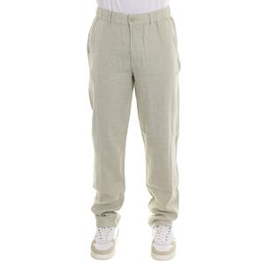 PANTALONE IN LINO INDICODE SABBIA